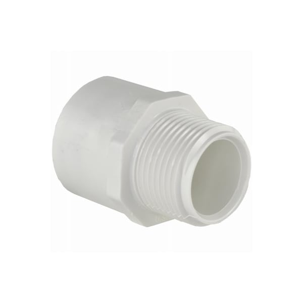 Charlotte Pipe And Foundry 1 WHT Male Adapter PVC 02109 1000HA - main
